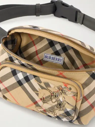 Burberry Logo-Appliquéd Checked Twill Belt Bag - Men | Thumbnail 6 Burberry Logo-Appliquéd Checked Twill Belt Bag - Men | Thumbnail 6