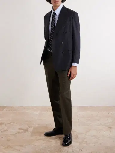 J. Mueser Waverly Double-Breasted Virgin Wool Suit Jacket - Men | Thumbnail 2 J. Mueser Waverly Double-Breasted Virgin Wool Suit Jacket - Men | Thumbnail 2
