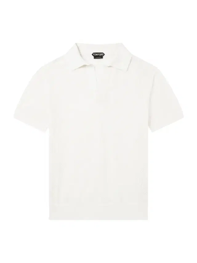 Tom Ford Open-Knit Sea Island Cotton and Silk-Blend Polo Shirt - Men