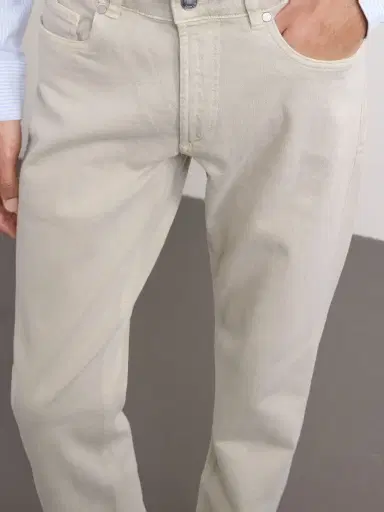 Peter Millar Fairfield Straight-Leg Garment-Dyed Jeans - Men | Thumbnail 5