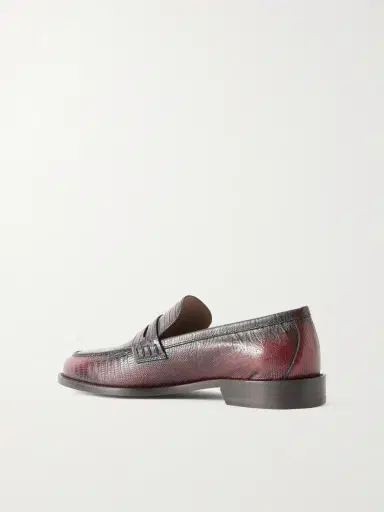 Manolo Blahnik Perry Lizard-Effect Leather Loafers - Men | Thumbnail 3 Manolo Blahnik Perry Lizard-Effect Leather Loafers - Men | Thumbnail 3