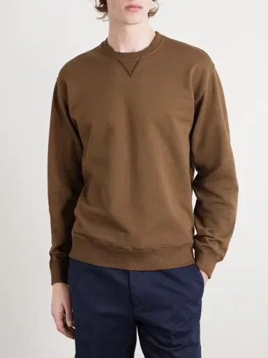 Tom Ford Logo-Embroidered Cotton-Jersey Sweatshirt - Men | Thumbnail 3