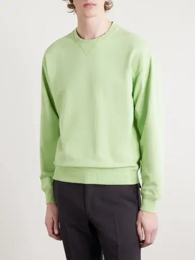 Tom Ford Logo-Embroidered Cotton-Jersey Sweatshirt - Men | Thumbnail 3