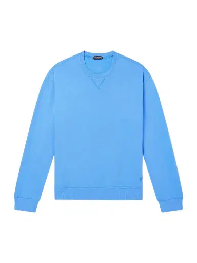 Tom Ford Logo-Embroidered Cotton-Jersey Sweatshirt - Men | Thumbnail 1
