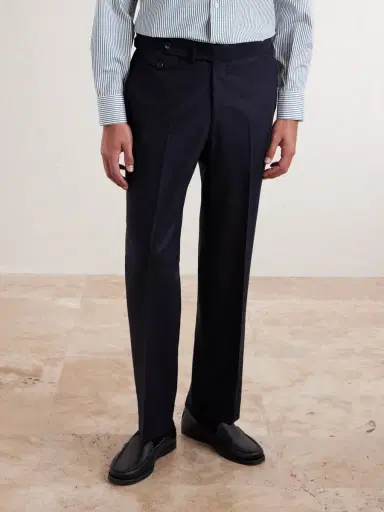 J. Mueser Waverly Straight-Leg Virgin Wool Suit Trousers - Men | Thumbnail 3