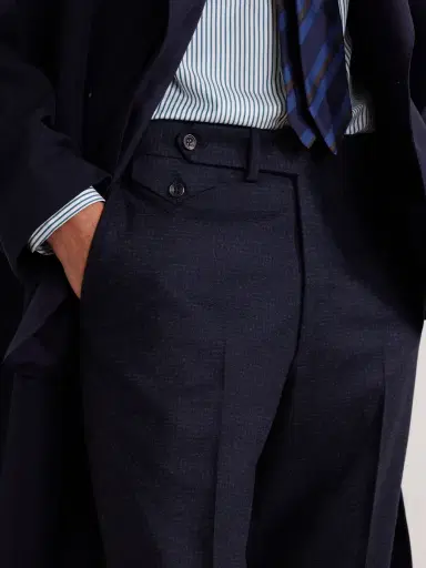 J. Mueser Waverly Straight-Leg Virgin Wool Suit Trousers - Men | Thumbnail 4