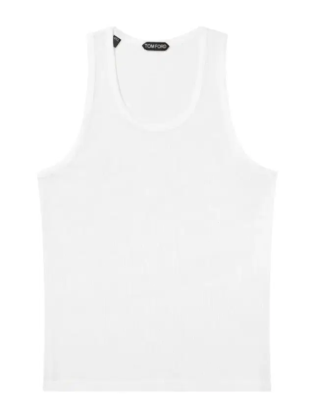 Tom Ford Open-Knit Cotton Tank Top - Men