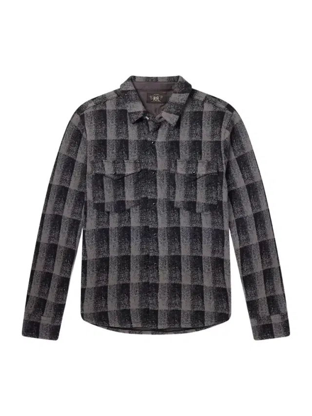 RRL Checked Wool and Cashmere-Blend Overshirt - Men