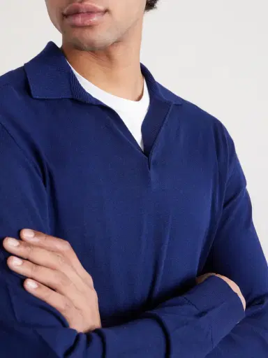 Sease Lasca Virgin Wool Polo Shirt - Men | Thumbnail 4 Sease Lasca Virgin Wool Polo Shirt - Men | Thumbnail 4
