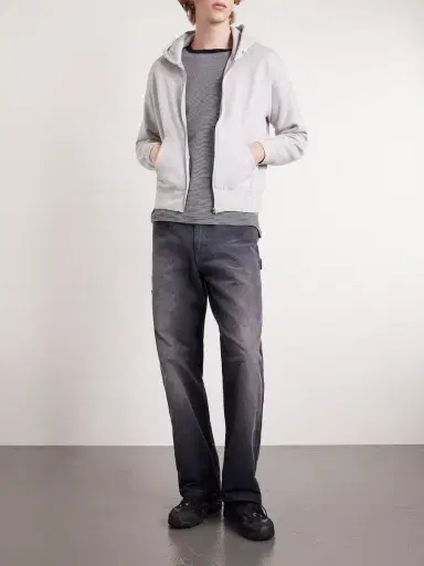 Visvim Jumbo Wool and Cotton-Blend Jersey Zip-Up Hoodie - Men | Thumbnail 2