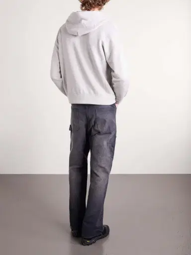 Visvim Jumbo Wool and Cotton-Blend Jersey Zip-Up Hoodie - Men | Thumbnail 4
