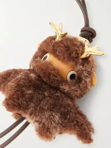 Loewe Deer Puzz Shearling Bag Charm - Men | Thumbnail 4 Loewe Deer Puzz Shearling Bag Charm - Men | Thumbnail 4