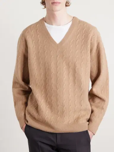 Tom Ford Cable-Knit Wool Sweater - Men | Thumbnail 3