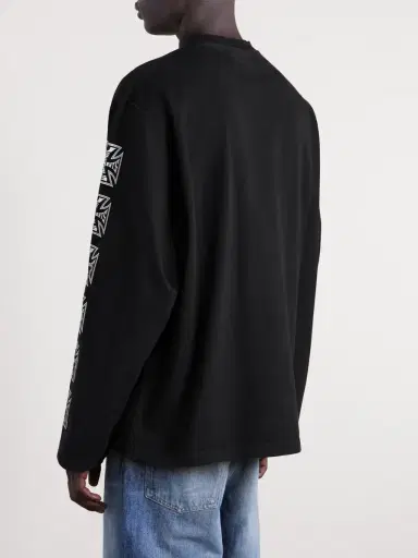 Vetements Logo-Print Cotton-Jersey T-Shirt - Men | Thumbnail 3 Vetements Logo-Print Cotton-Jersey T-Shirt - Men | Thumbnail 3