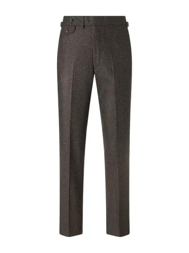 J. Mueser Waverly Straight-Leg Checked Virgin Wool Suit Trousers - Men