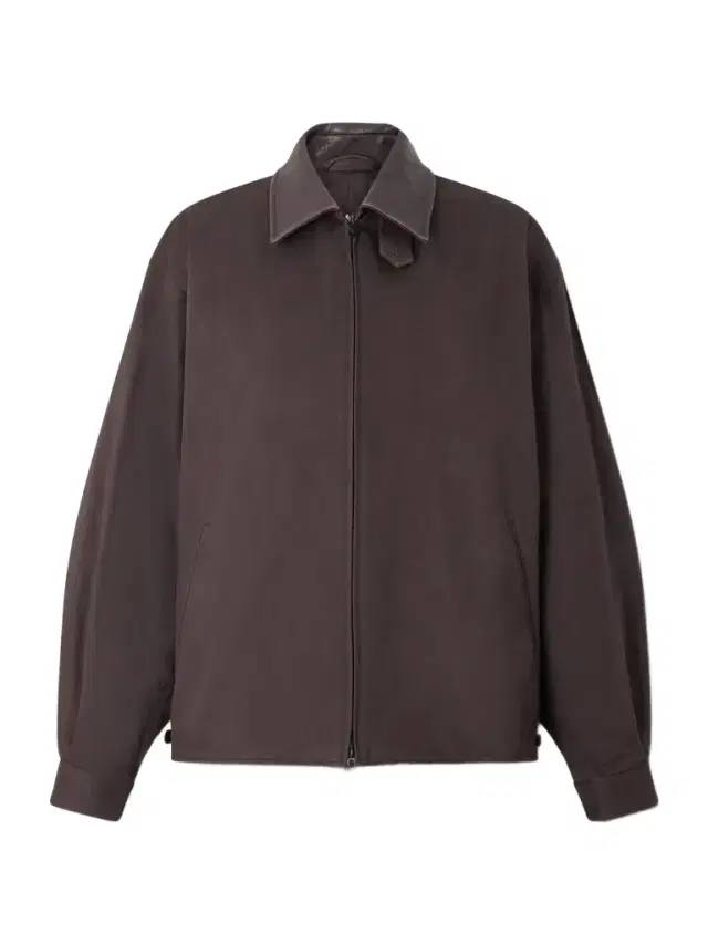 Leather-Trimmed Cotton Jacket - Men