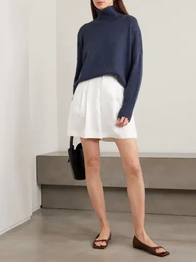 Lisa Yang Pleated Silk-twill Shorts | Thumbnail 2 Lisa Yang Pleated Silk-twill Shorts | Thumbnail 2
