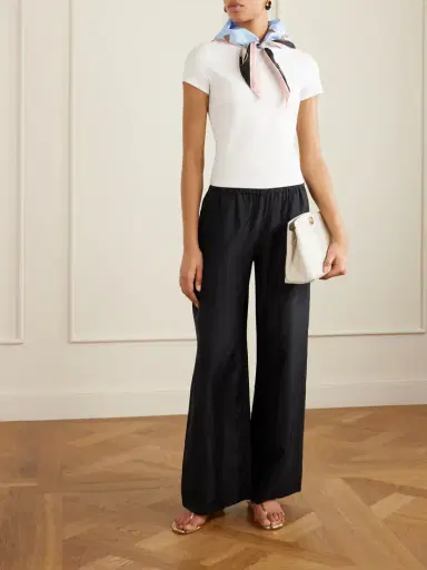 Dolce & Gabbana Silk-trimmed Cotton-blend Jersey T-shirt | Thumbnail 2