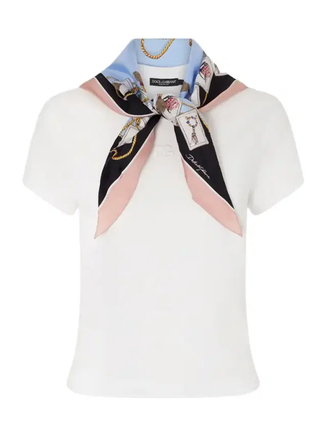 Silk-trimmed Cotton-blend Jersey T-shirt