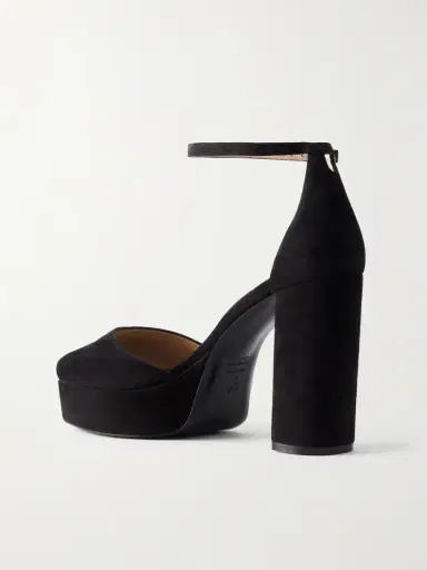 Stuart Weitzman Suede Platform Sandals | Thumbnail 3 Stuart Weitzman Suede Platform Sandals | Thumbnail 3