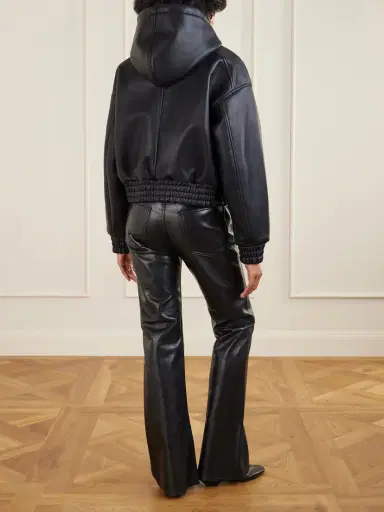 The Frankie Shop Jackson Hooded Bomber Jacket | Thumbnail 4 The Frankie Shop Jackson Hooded Bomber Jacket | Thumbnail 4