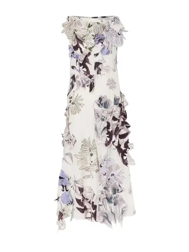 Carrol Floral-print Silk-crepe Midi Dress