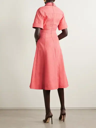 Carolina Herrera Denim Midi Shirt Dress | Thumbnail 3