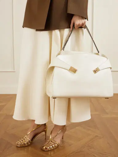 Ferragamo Hug Medium Leather Tote | Thumbnail 2 Ferragamo Hug Medium Leather Tote | Thumbnail 2
