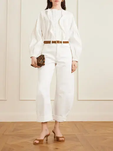 Staud Brigitte Suede Mules | Thumbnail 4