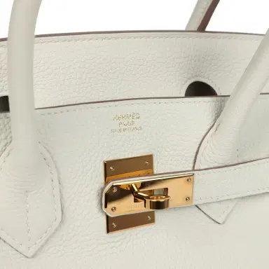 HERMÈS Pre-owned Hermes Birkin 30 Mushroom Togo Gold Hardware | Thumbnail 7 HERMÈS Pre-owned Hermes Birkin 30 Mushroom Togo Gold Hardware | Thumbnail 7