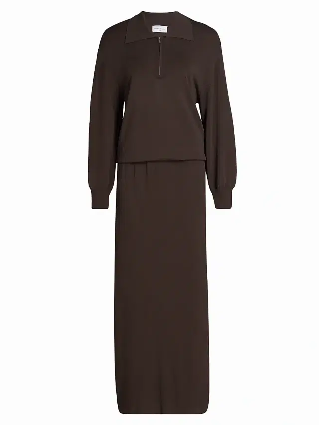 Women's The Sabine Polo Maxi Dress - Truffle