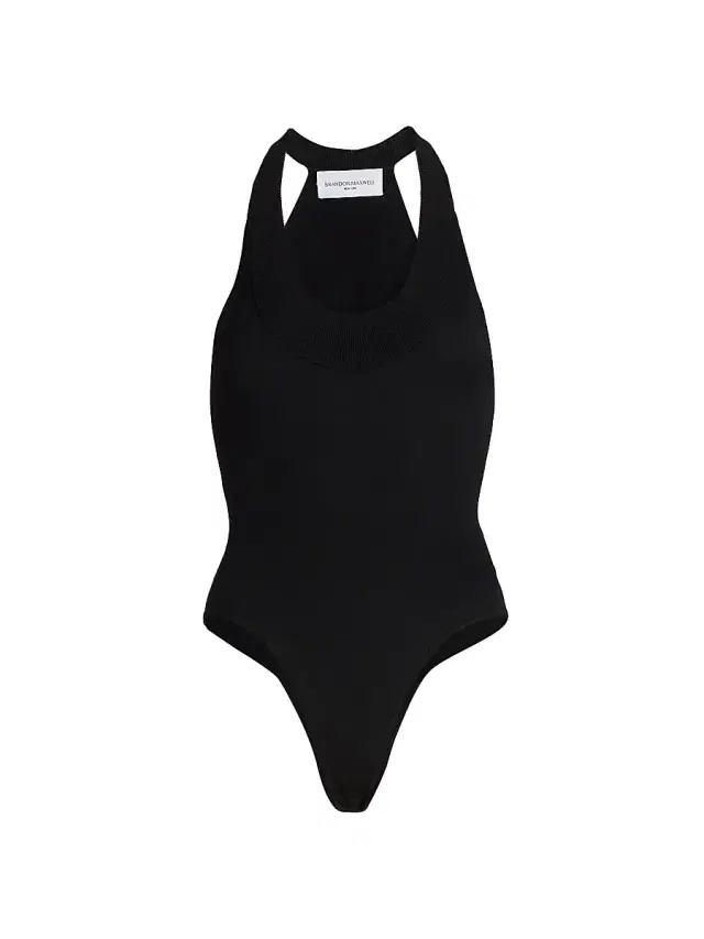 Women's The Dahlia Knit Bodysuit - Black