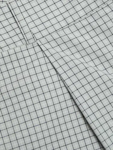 Brandon Maxwell Women's The Lennon Checked Cotton Pleated Shorts | Thumbnail 7 Brandon Maxwell Women's The Lennon Checked Cotton Pleated Shorts | Thumbnail 7