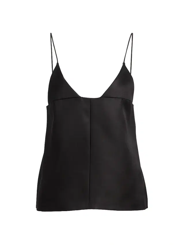 Women's Bridges Virgin Wool-Silk Tank - Black