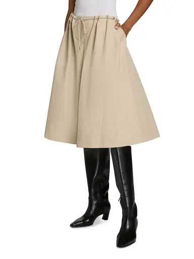 Brandon Maxwell Women's The Sutton Elongated Shorts - Dune | Thumbnail 4 Brandon Maxwell Women's The Sutton Elongated Shorts - Dune | Thumbnail 4