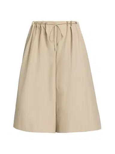 Brandon Maxwell Women's The Sutton Elongated Shorts - Dune | Thumbnail 1 Brandon Maxwell Women's The Sutton Elongated Shorts - Dune | Thumbnail 1