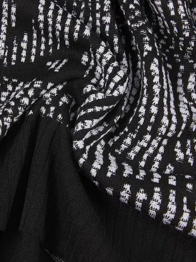 Misook Women's Animal Abstract Jacquard Soft Knit Midi-Skirt - Black White - Size XXL | Thumbnail 6 Misook Women's Animal Abstract Jacquard Soft Knit Midi-Skirt - Black White - Size XXL | Thumbnail 6