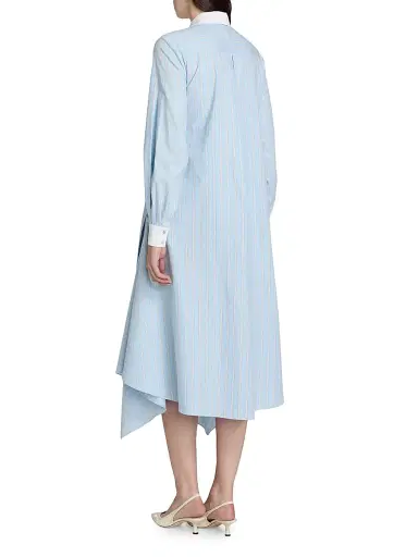 Cinq à Sept Women's Evie Viviette Striped Midi-Shirtdress | Thumbnail 5 Cinq à Sept Women's Evie Viviette Striped Midi-Shirtdress | Thumbnail 5