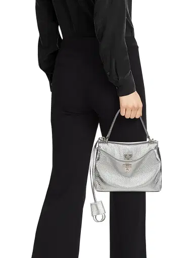 Balenciaga Women's Rodeo Embossed Leather Top Handle Bag | Thumbnail 3 Balenciaga Women's Rodeo Embossed Leather Top Handle Bag | Thumbnail 3