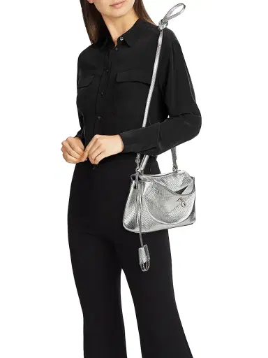 Balenciaga Women's Rodeo Embossed Leather Top Handle Bag | Thumbnail 1 Balenciaga Women's Rodeo Embossed Leather Top Handle Bag | Thumbnail 1