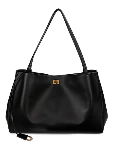 Balenciaga Women's Rodeo Leather Tote Bag - Black | Thumbnail 8
