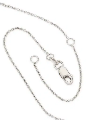 Roberto Coin Women's Tiny Treasures 18K White Gold & 0.17 TCW Diamond Snake Pendant Necklace - White Gold | Thumbnail 3 Roberto Coin Women's Tiny Treasures 18K White Gold & 0.17 TCW Diamond Snake Pendant Necklace - White Gold | Thumbnail 3