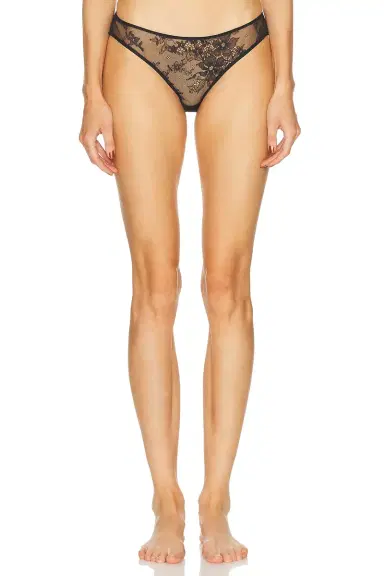 Skims Ultra Fine Lace Peek-a-boo Bikini Panty | Thumbnail 2