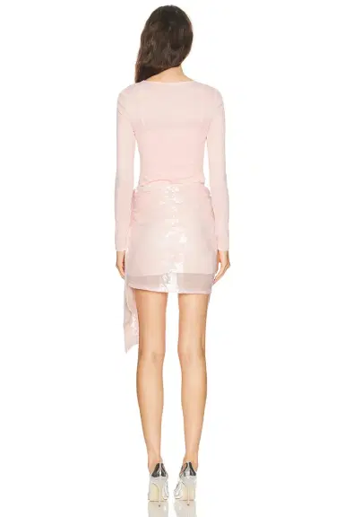 AREA Ballerina Mini Dress | Thumbnail 4