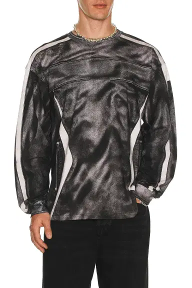 Diesel Long Sleeve Box Tee | Thumbnail 1