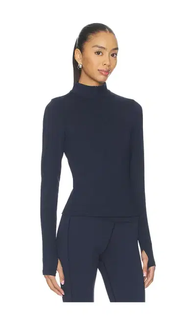 Splits59 Stevie Active Rib Half Zip Waist Length Top | Thumbnail 2 Splits59 Stevie Active Rib Half Zip Waist Length Top | Thumbnail 2