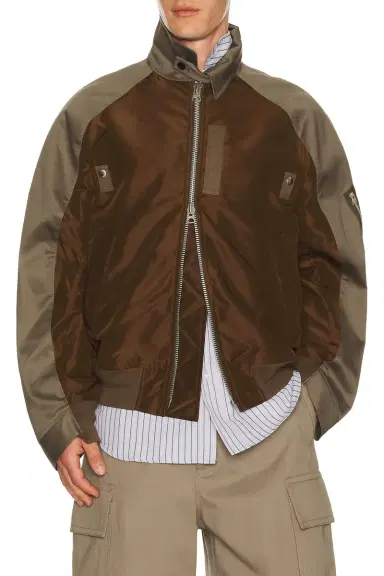 Sacai Cotton Chino x Nylon Twill Blouson | Thumbnail 1