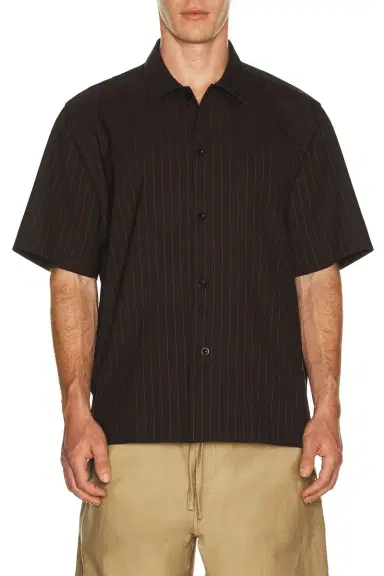 Sacai Chalk Stripe Shirt | Thumbnail 1 Sacai Chalk Stripe Shirt | Thumbnail 1
