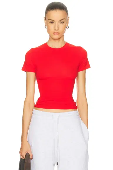 Skims Fits Everybody Short Sleeve T-Shirt | Thumbnail 1