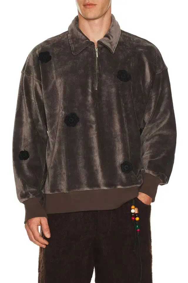 Daisy Quarter Zip Jumper